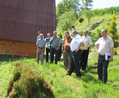 Виїзна координаційна рада в Крушельницькому лісництві